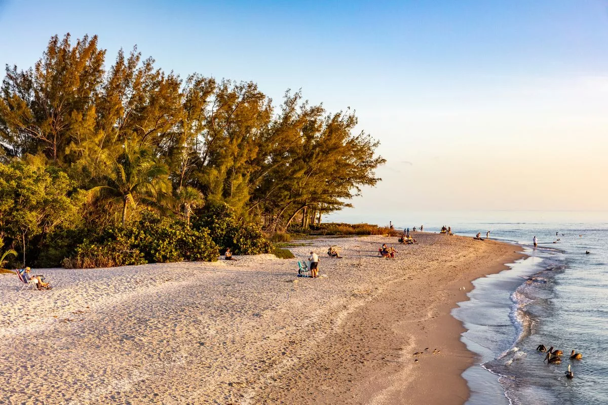 Blind Pass Beach on Sanibel Island